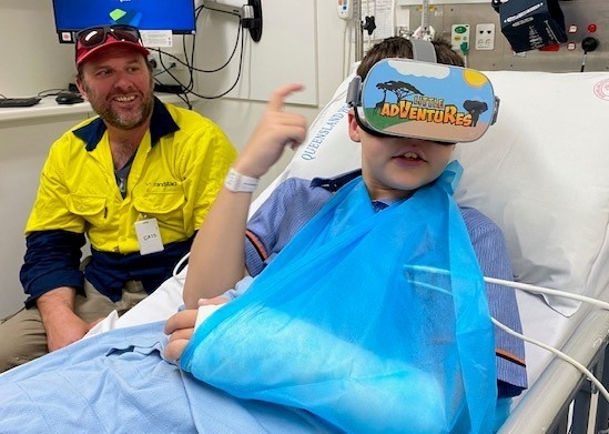 Hospitals using virtual reality to help sick kids