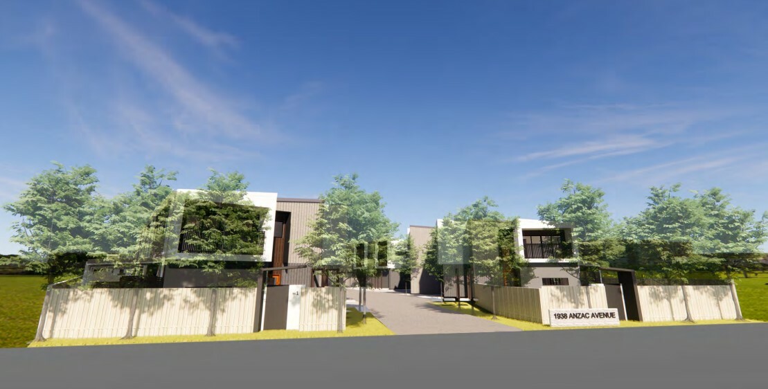 Townhouse plan for Anzac Ave block