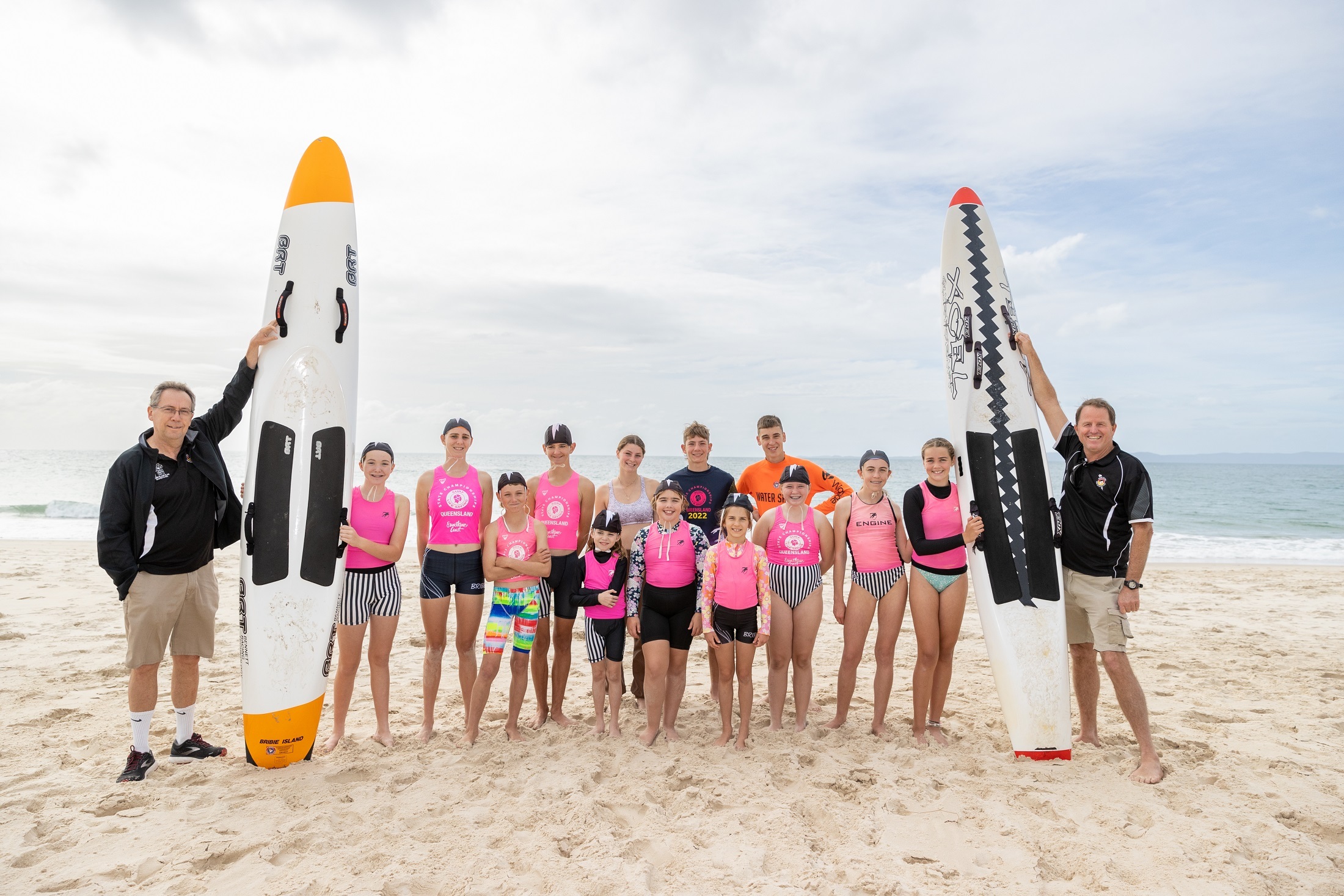 Bribie lifesavers celebrate a century of sun, sand and saving lives