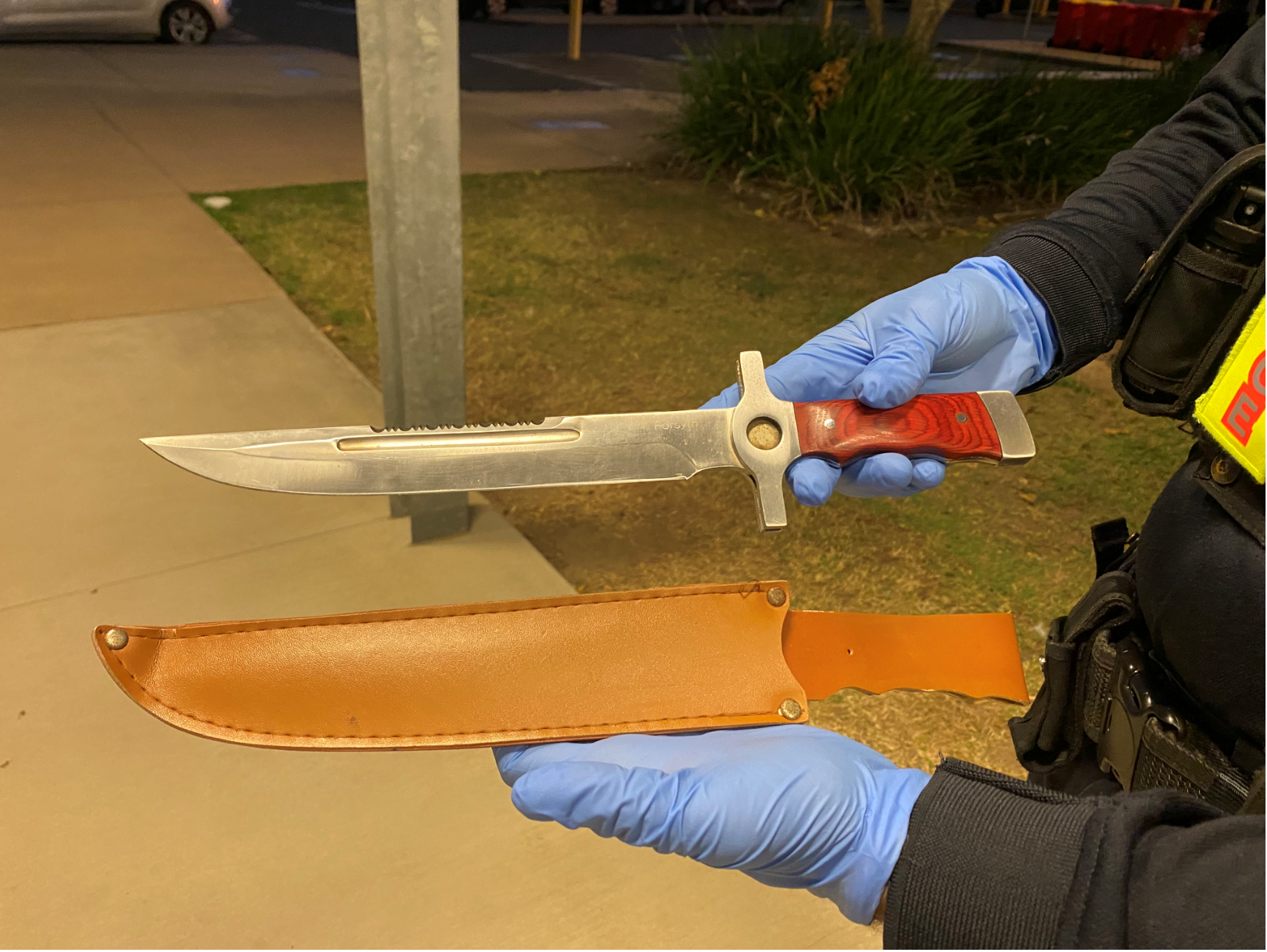 Knives found in police crack down